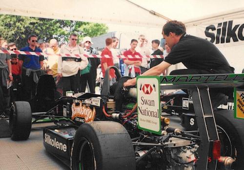 Giorgio Vinella Formula Renault 2000 1997 Silverstone British championship Martello Racing Van Diemen box