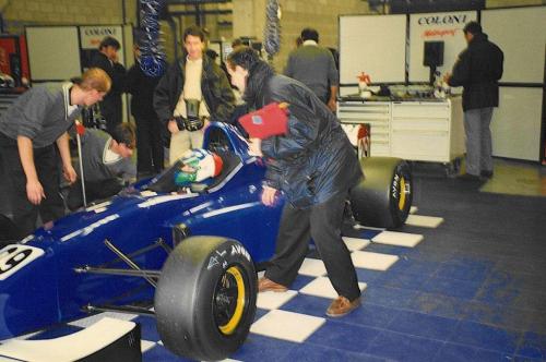 Giorgio Vinella International Formula 3000 Championship 1998 Barcellona Coloni box Philippe Gautheron test