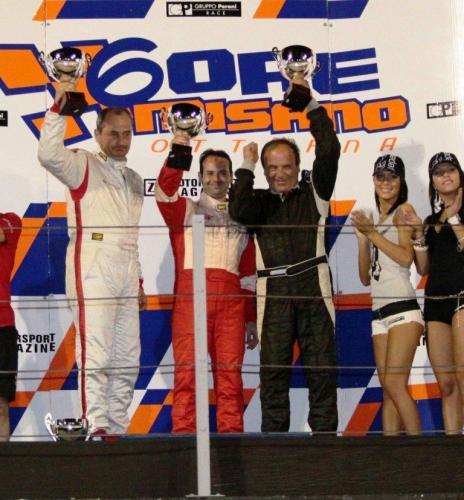 Giorgio Vinella 6 hours of Misano Adriatico Seat Leon Supercopa Win Victory 2010 BF Motorsport Brigliadori Negrotti podium 1