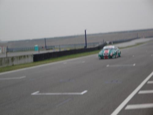 Giorgio Vinella 2010 Jaguar XFR SV8 V8 Superstars Team Ferlito Motors Test Franciacorta  race start straight 3