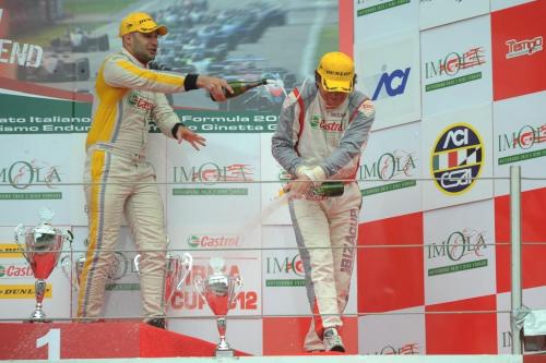 Giorgio Vinella 2012 Campione Ibiza Cup Seat Motorsport Ufficiale Baroncini Imola Campionato Italiano podio Mario Vinella 4