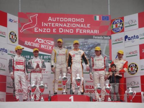 Giorgio Vinella 2012 Campione Ibiza Cup Seat Motorsport Ufficiale Baroncini Imola Campionato Italiano podio Mario Vinella 5