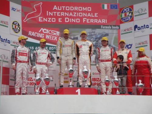 Giorgio Vinella 2012 Campione Ibiza Cup Seat Motorsport Ufficiale Baroncini Imola Campionato Italiano podio Mario Vinella 7