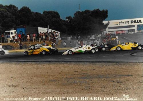 Giorgio Vinella Formula Ford 1800 Zetec French Championship 1994 Paul Ricard Olympic Motorsport first corner after start